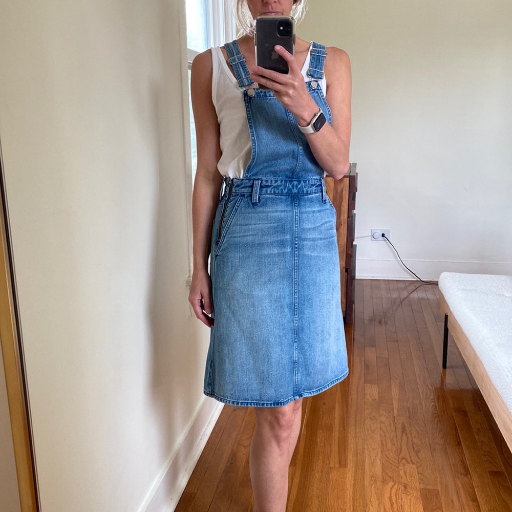 Madewell brand new denim jumper dress